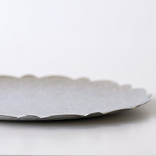 Alessi vassoio rotondo decorato acciaio inox 35 cm Marcel Wanders design