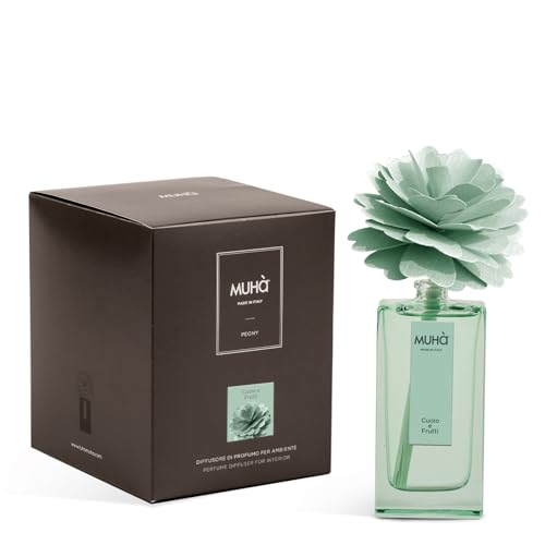 Muhà Art Diffuser diffusore profumo vetro peonia betulla naturale legni orientali