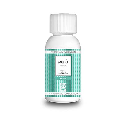 Muhà Profuma Bucato Lavatrice 100ml in plastica verde con fragranza intensa