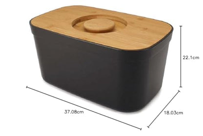 Joseph Joseph contenitore pane polipropilene coperchio bambù tagliere reversibile