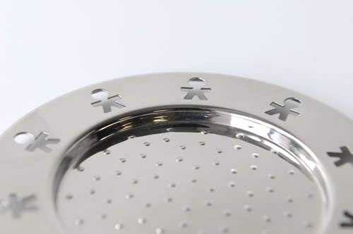 Alessi Set 4 Mini Girotondo in acciaio inossidabile 18/10 lucido - Design King-Kong