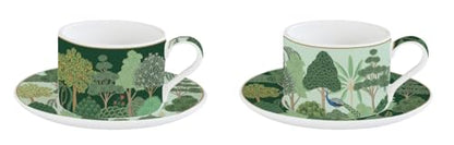 Easy Life Coffee Mania set 2 tazze caffè porcellana multicolore 24 cl