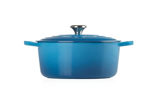 Le Creuset casseruola rotonda ghisa ciliegia con maniglie per cottura e brasatura