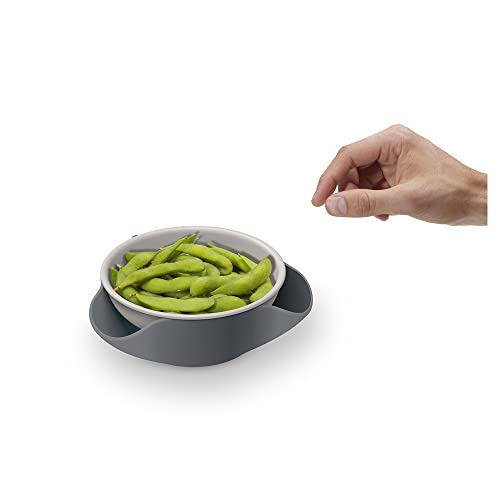 Joseph Joseph ciotola a doppio piatto in polipropilene colore grey per servire snack