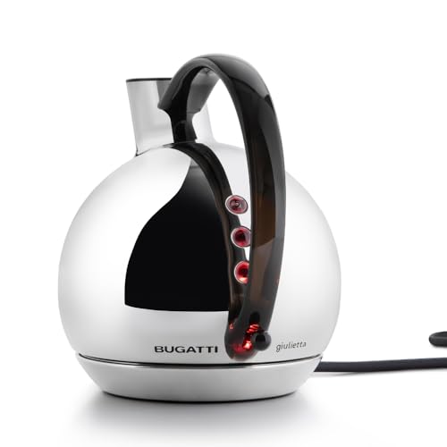 Bugatti Giulietta bollitore elettrico design sferico acciaio inox - Stilmobili