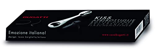Bugatti Apribottiglie Kiss acciaio inox, design moderno e funzionale