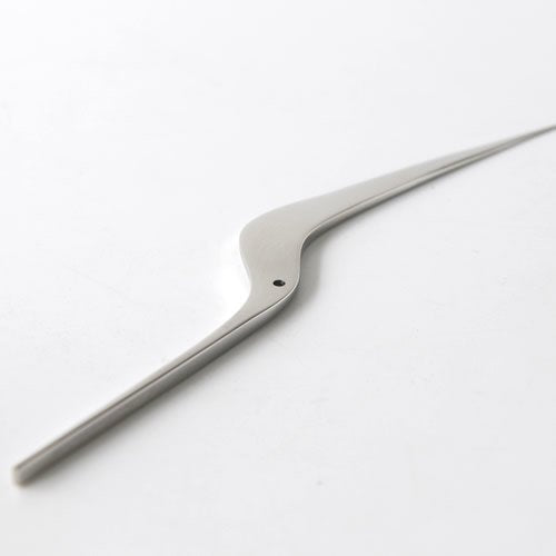 Alessi tagliacarte colibrì in acciaio inossidabile lucidato grigio