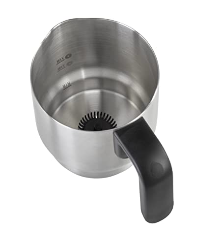 Caso Montalatte Crema & Choco Inox, acciaio inossidabile, design tedesco per schiuma latte e bevande calde