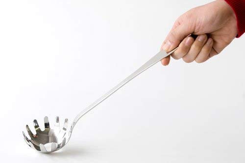 Alessi servizio di posate da cucina acciaio inossidabile cucchiaio forchettone mestolo paletta schiumaiola design Jasper