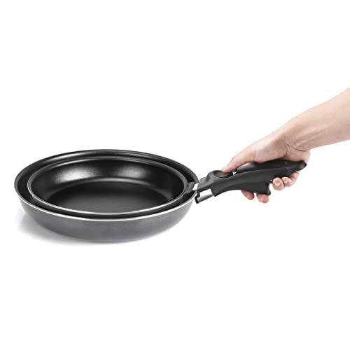 Moneta manico removibile pentole Minispace acciaio design ergonomico