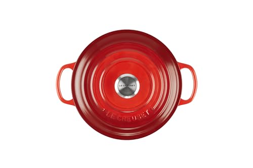 Le Creuset Cocotte rotonda Evolution in ghisa colore rosso - Stilmobili