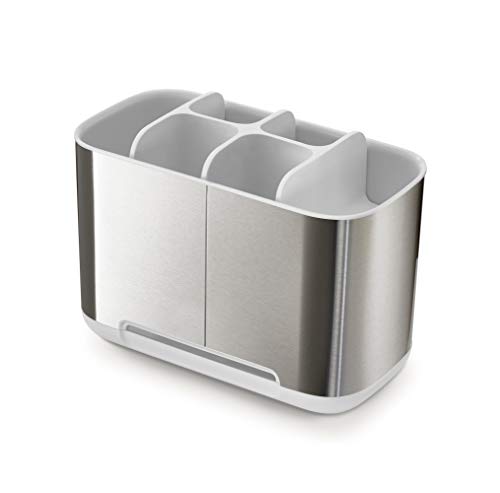 Joseph Joseph Porta Spazzolino ventilato con piedini antiscivolo bianco