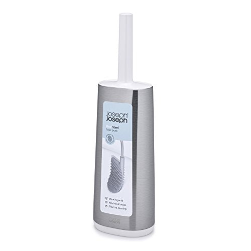 Joseph Joseph Scopino WC Flex bianco grigio con supporto design ergonomico