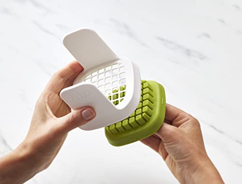 Joseph Joseph Trita Verdure in acciaio inox verde con lame affilate