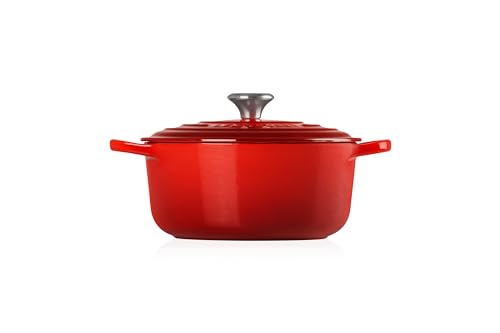Le Creuset Cocotte rotonda Evolution in ghisa colore rosso - Stilmobili