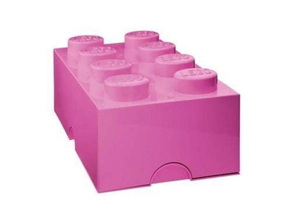 Lego Contenitore Portavivande 8 Bottoncini Rosa in plastica