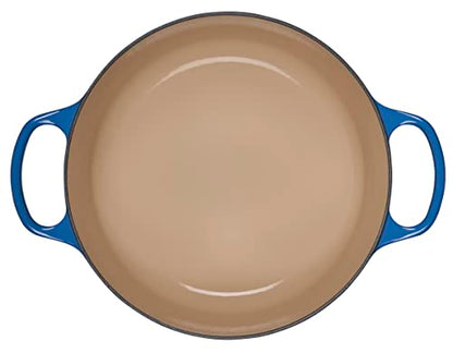 Le Creuset casseruola rotonda ghisa ciliegia con maniglie per cottura e brasatura