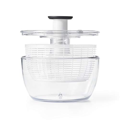 OXO centrifuga per insalata acciaio inox con base antiscivolo