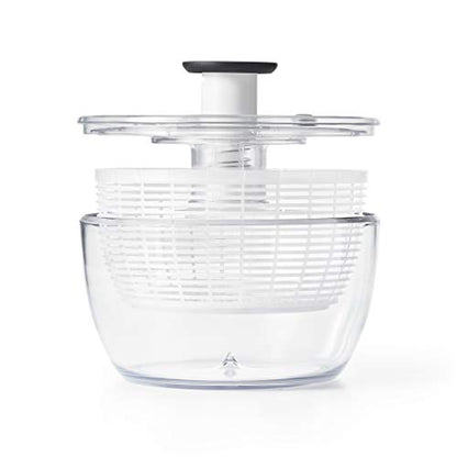 OXO centrifuga per insalata acciaio inox con base antiscivolo