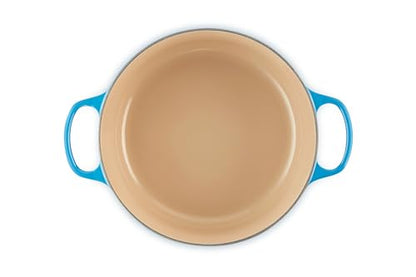Le Creuset casseruola rotonda ghisa ciliegia con maniglie per cottura e brasatura