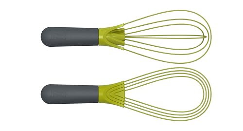 Joseph Joseph Set 2 Fruste con fili in silicone - frusta piatta e a pallone pieghevole