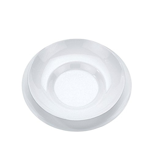 Alessi Mami sottotazza da tè in porcellana bianca design Stefano Giovannoni