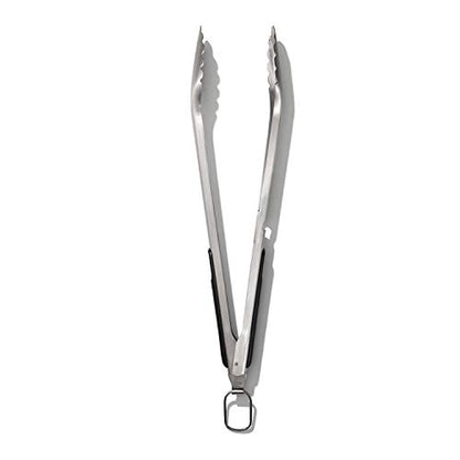 OXO Pinze Good Grips in acciaio inox con estremità frastagliate e apribottiglie integrato