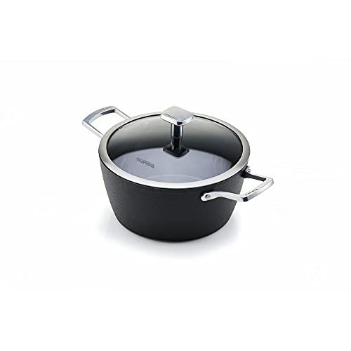 Moneta Bollilatte Accordo acciaio inox con finitura icecoating nero satinato