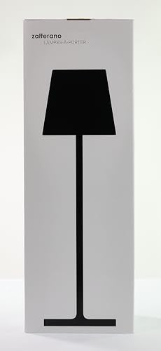 Zafferano Poldina Pro lampada da tavolo 38cm alluminio bianco con diffusore policarbonato