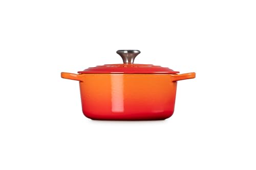 Le Creuset Cocotte rotonda Evolution in ghisa colore rosso - Stilmobili