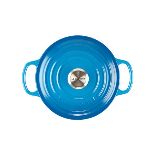 Le Creuset casseruola rotonda ghisa ciliegia con maniglie per cottura e brasatura