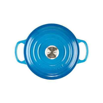 Le Creuset casseruola rotonda ghisa ciliegia con maniglie per cottura e brasatura