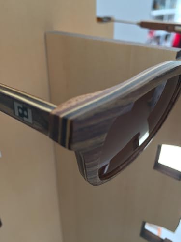 Stilmobili occhiali da sole unisex in legno marrone, accessorio elegante e sostenibile