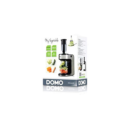 Domo Mixer spiralizzatore acciaio inox nero con lame per verdure