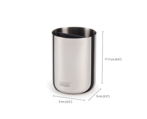 Joseph Joseph Organizer da Bagno in acciaio inox lucidato con divisori