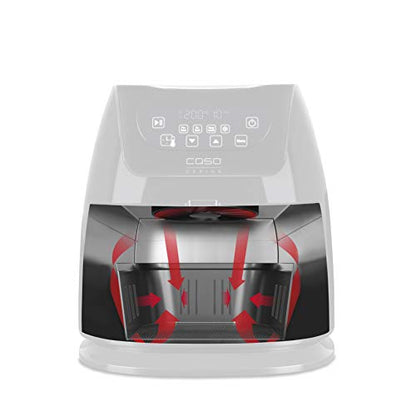 Caso AF 250 Air Fryer 3L 1400W nero - friggitrice ad aria calda design tedesco