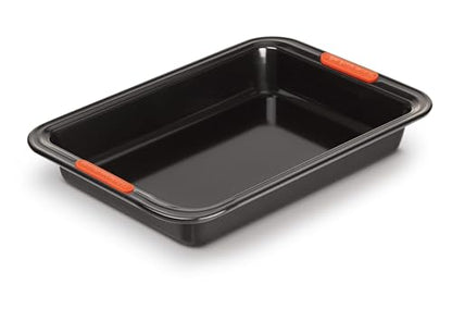 Le Creuset tortiera rettangolare acciaio al carbonio antiaderente con inserti silicone