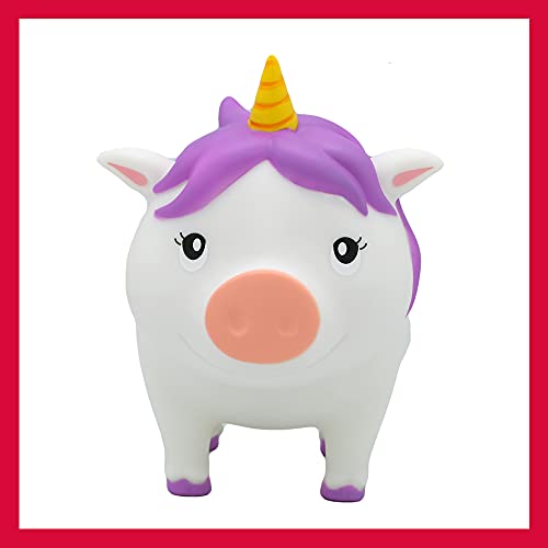 LiLaLu Salvadanaio Unicorno bianco design tedesco - Giocattolo decorativo