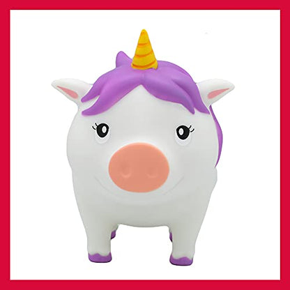 LiLaLu Salvadanaio Unicorno bianco design tedesco - Giocattolo decorativo