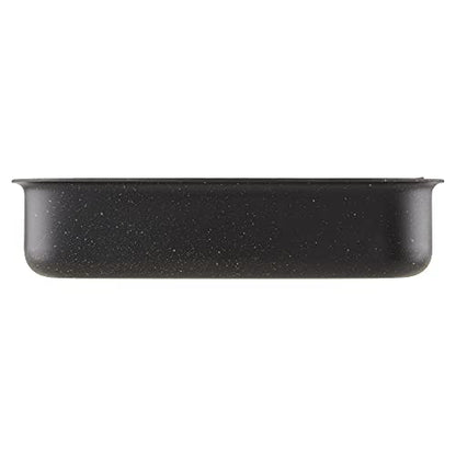 Moneta Lasagnera Etnea alluminio con rivestimento Hardoise effetto pietra 35x25 cm