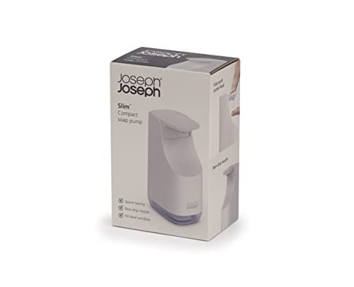 Joseph Joseph porta sapone dispenser grigio bianco design compatto