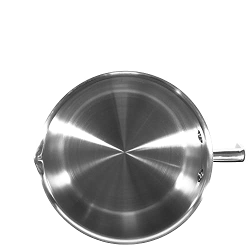 Moneta Pentolino Accordo 14cm acciaio inossidabile spazzolato con manico microfuso design esclusivo