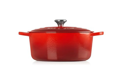 Le Creuset Cocotte rotonda Evolution in ghisa colore rosso - Stilmobili