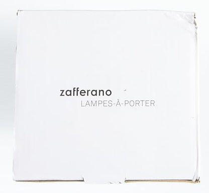Zafferano Poldina lampada LED alluminio salvia con diffusore policarbonato e controllo touch
