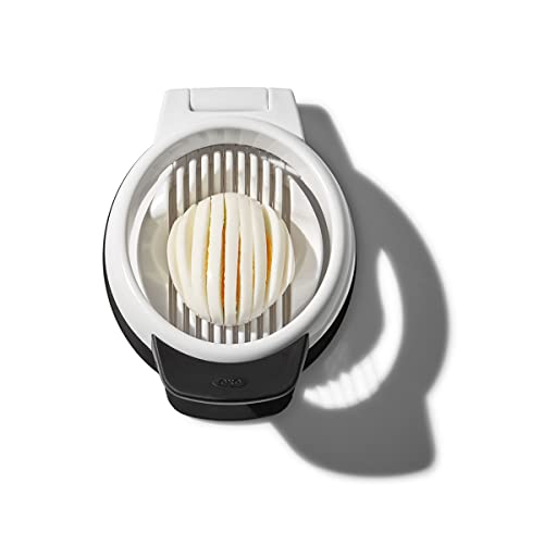 OXO Affettatrice per uova sode in acciaio inossidabile con base sagomata