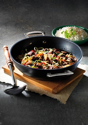 Le Creuset Wok alluminio forgiato 32 cm antiaderente con manici