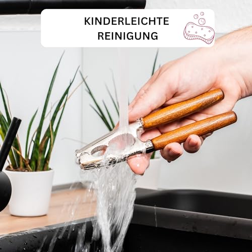Westmark schiaccianoci in zinco pressofuso nero con manici a pinza