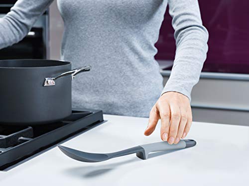Joseph Joseph Set Utensili Cucina acciaio inox con supporto girevole e manici silicone
