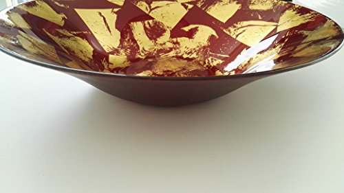 Scherzer Centrotavola in vetro Chic rosso 41,5cm - design tedesco per tavola