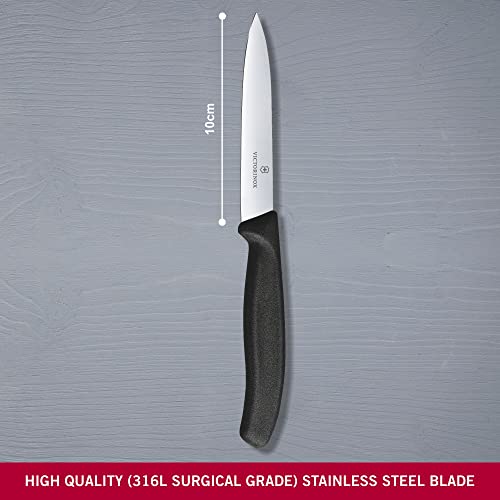 Victorinox 6.7703 Coltello per verdura Swiss Classic 10 cm lama acciaio manico nero
